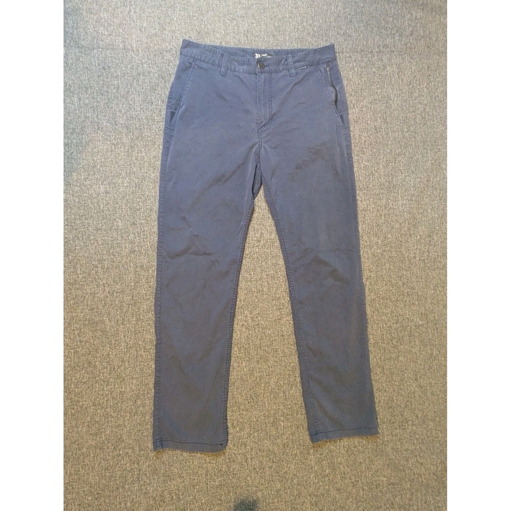 Y2K Hurley‎ Pants Men's Size 33 Blue Chino Casual Gray Cargo Mens 33x32
